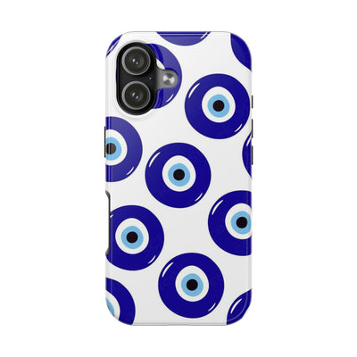 Evil Eye Tough Phone Case — Blue Nazar Protection iPhone Case