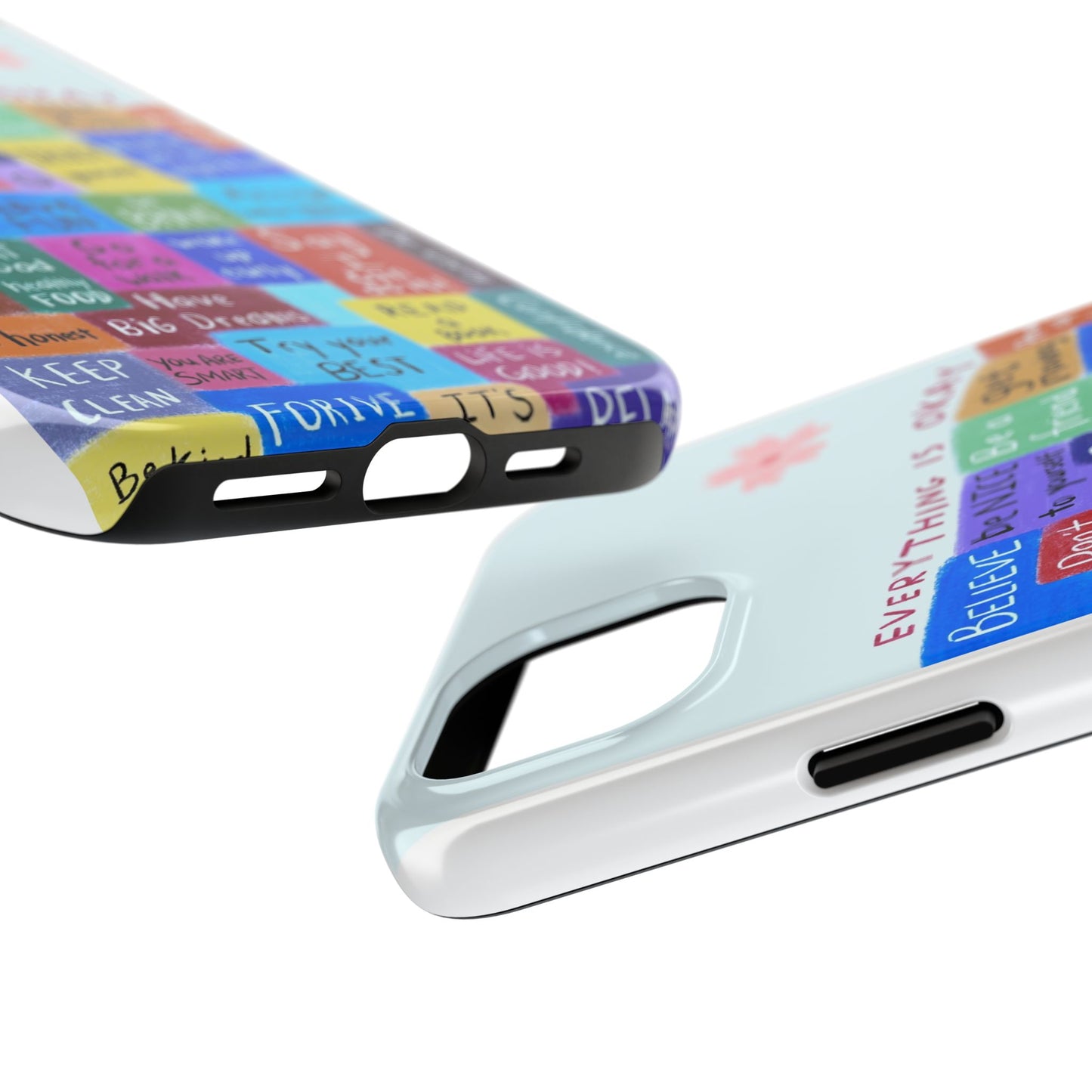 "Everything Is Okay", self motivation phone case